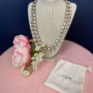 J. Crew Rhinestone Statement Necklace